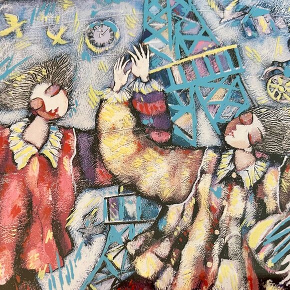 Eiffel Tower Framed Michael Kachen Print - Picture 2 of 3